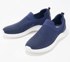 Rhinestone Sneaker; Blue