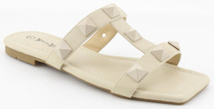 Women's Slip-On Sandal; White